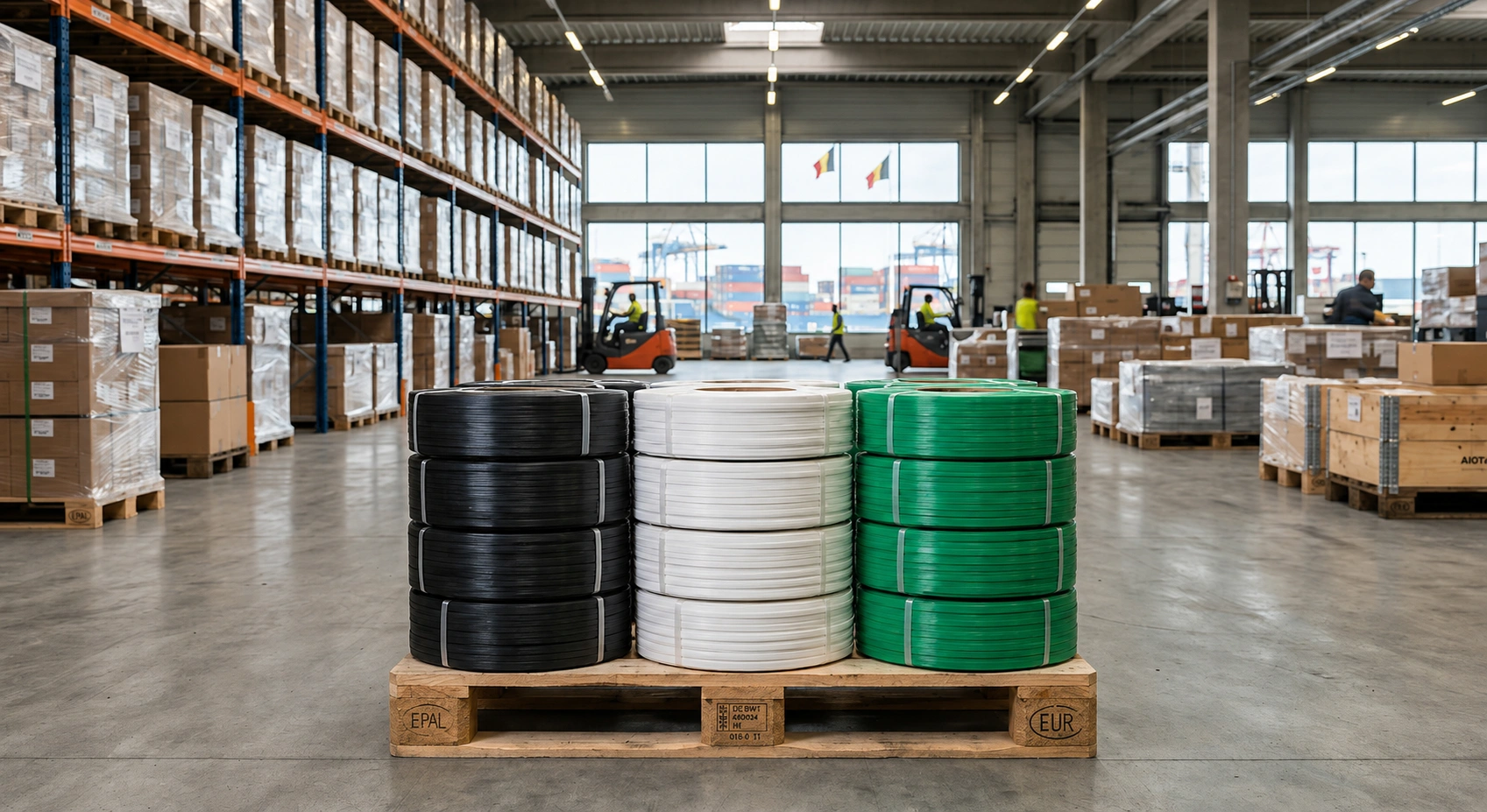 PP Strapping Band Exporter Belgium — Greenstrix Industrial Packaging